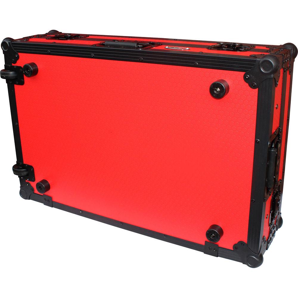 ProX Flight Case for Pioneer DDJ-SZ or DDJ-RZ Controller with Laptop Shelf and Wheels