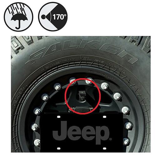 Rear View Safety Backup Camera for Jeep Wrangler with OEM Harness