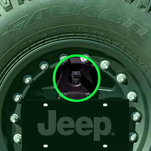 Rear View Safety Backup Camera for Jeep Wrangler with OEM Harness