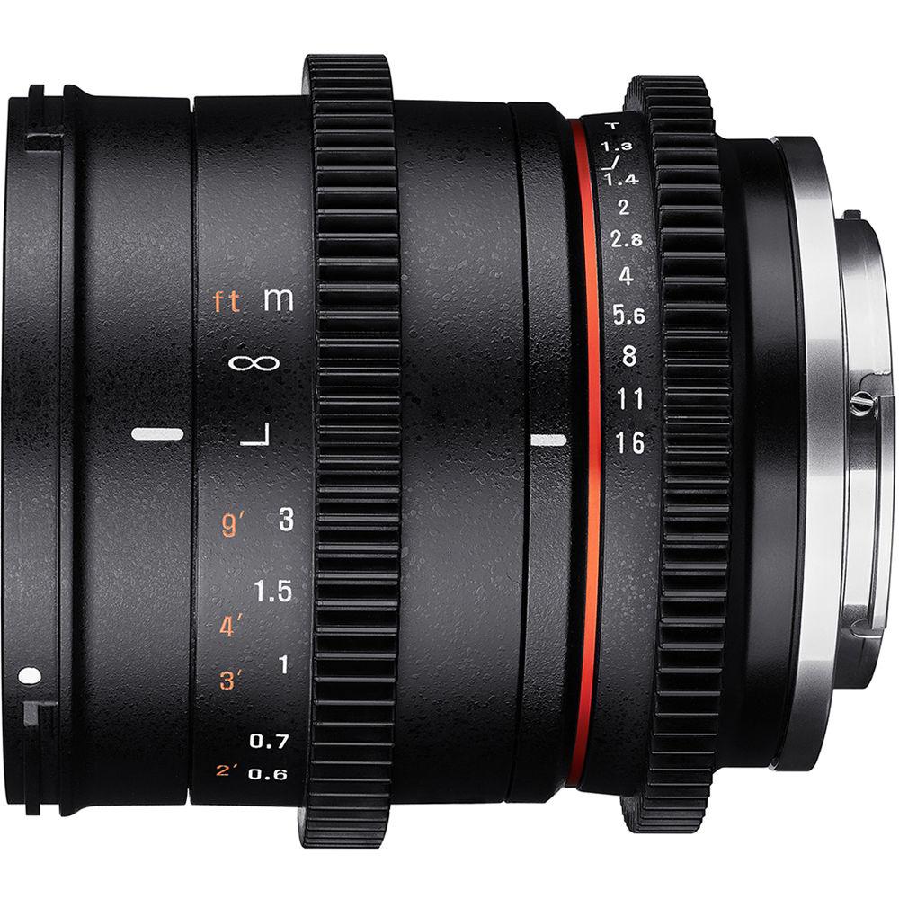 Rokinon 35mm T1.3 Compact High-Speed Cine Lens