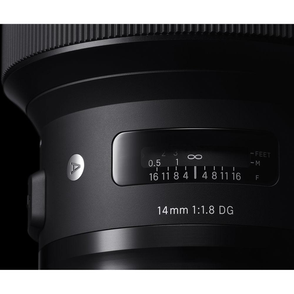 Sigma 14mm f 1.8 DG HSM Art Lens for Canon EF