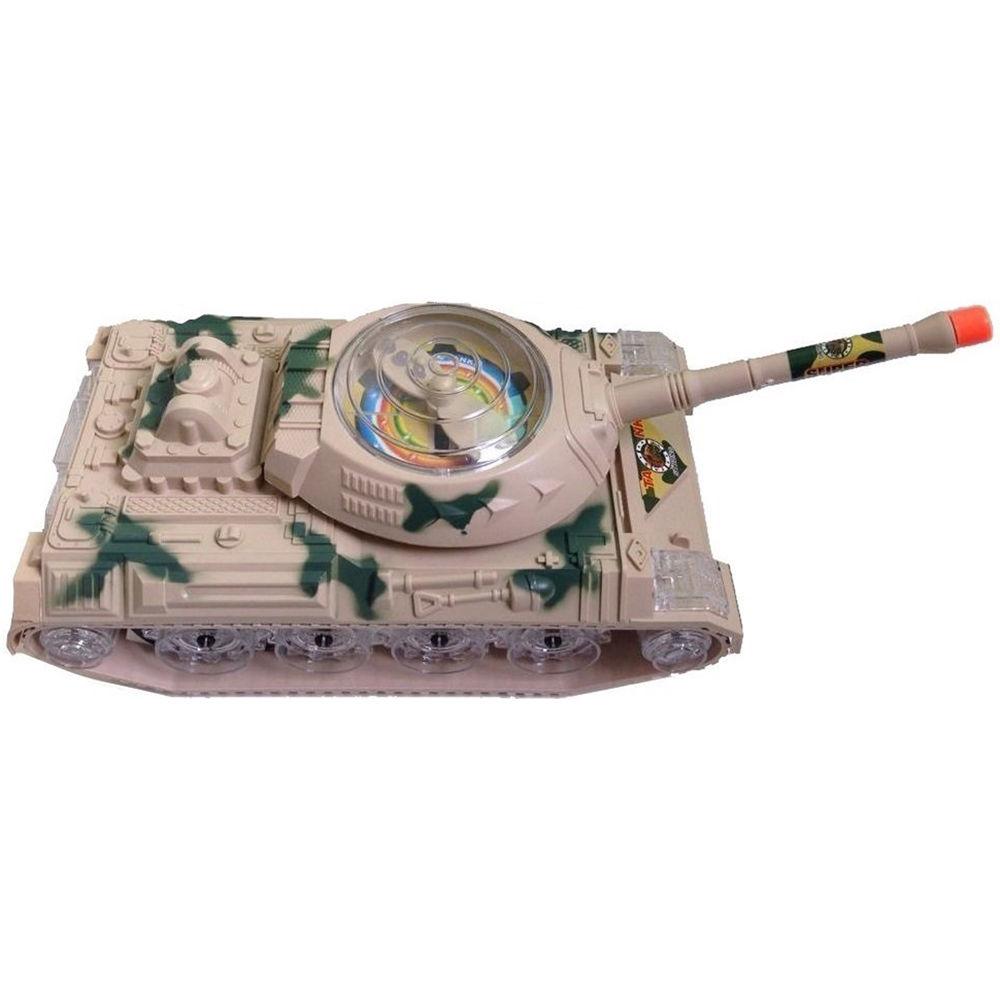 Top Race Toyze Bump-and-Go Toy Military Tank