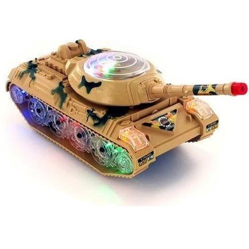Top Race Toyze Bump-and-Go Toy Military Tank