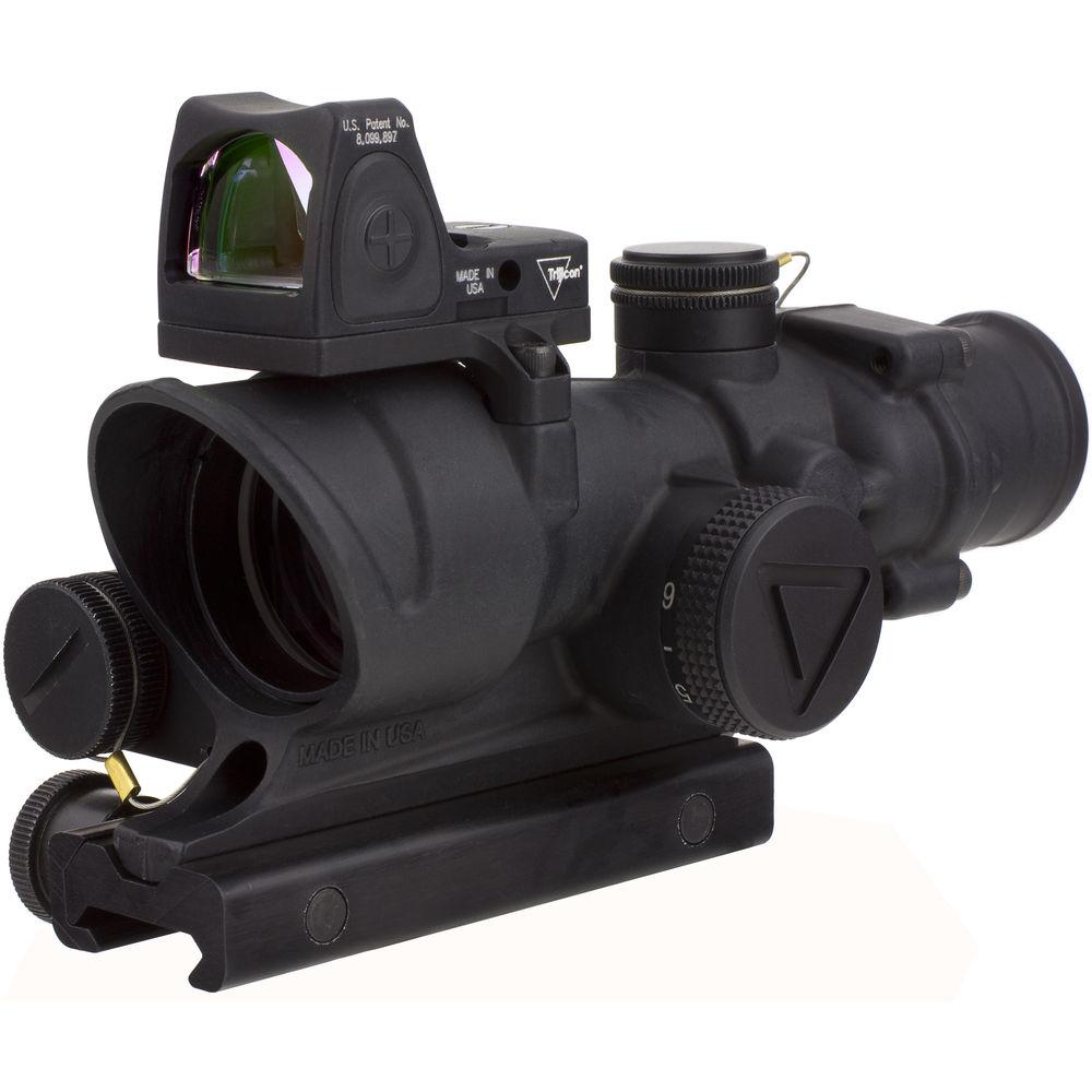 Trijicon 4x32 ACOG LED Illuminated Scope and 3.25 MOA Red Dot Type 2 LED RM06 Sight Kit