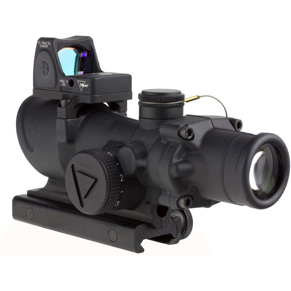 Trijicon 4x32 ACOG LED Illuminated Scope and 3.25 MOA Red Dot Type 2 LED RM06 Sight Kit