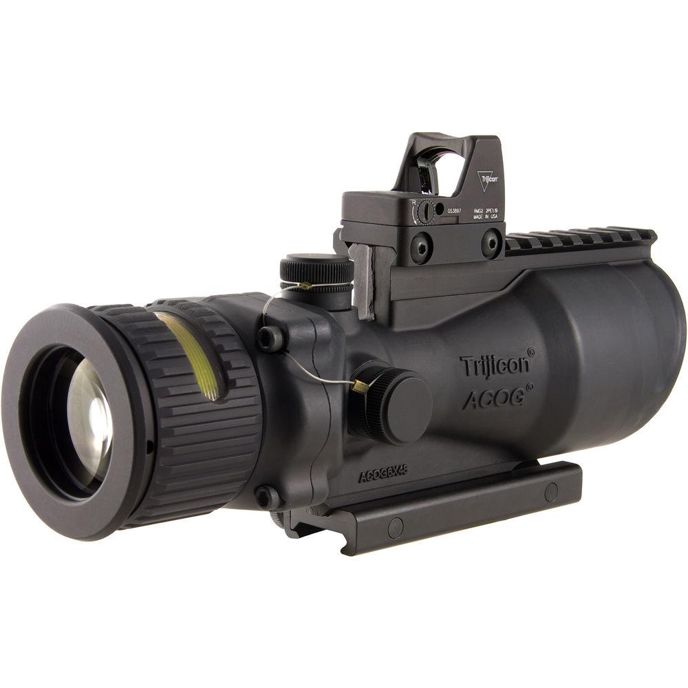 Trijicon 6x48 Dual Illuminated ACOG Machine Gun Optic and 6.5 MOA RMR Kit
