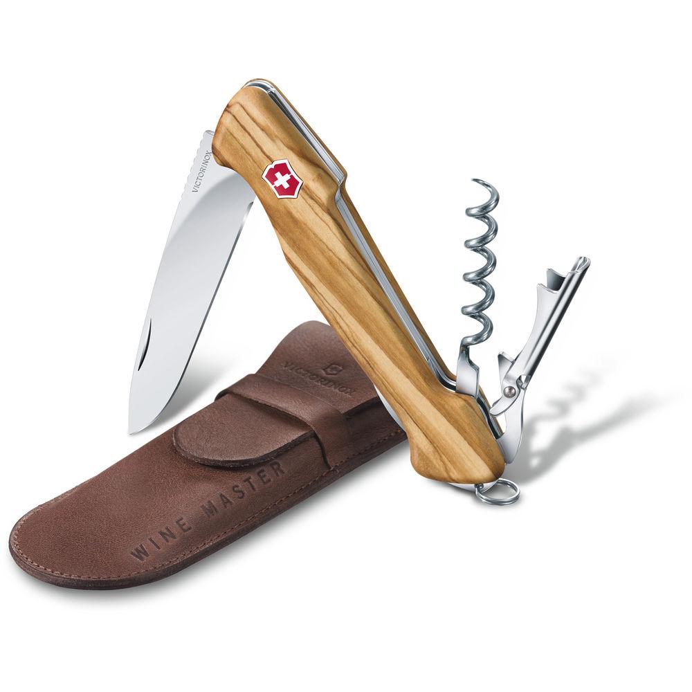 Victorinox Wine Master Pocket Knife with Leather Pouch