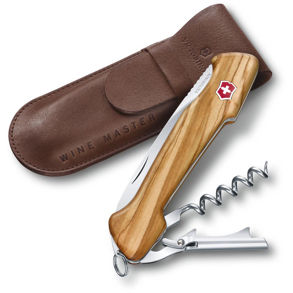 Victorinox Wine Master Pocket Knife with Leather Pouch