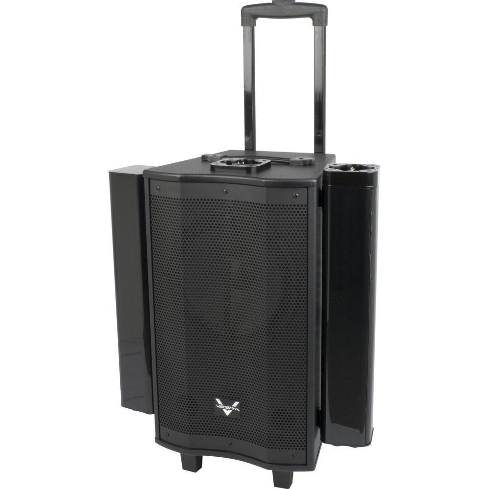 VocoPro Drifter Rechargeable Compact 3-Way 1500W Line Array Karaoke PA System