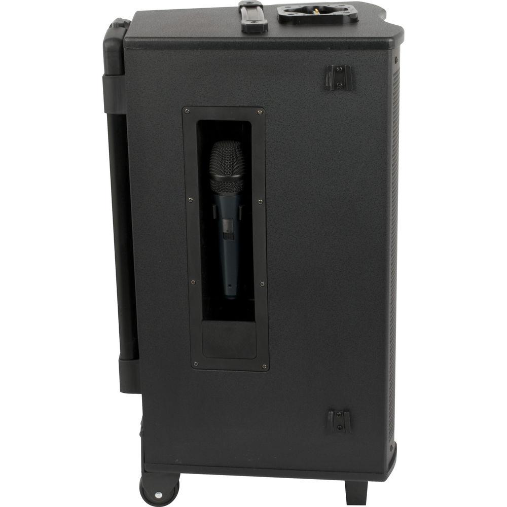 VocoPro Drifter Rechargeable Compact 3-Way 1500W Line Array Karaoke PA System