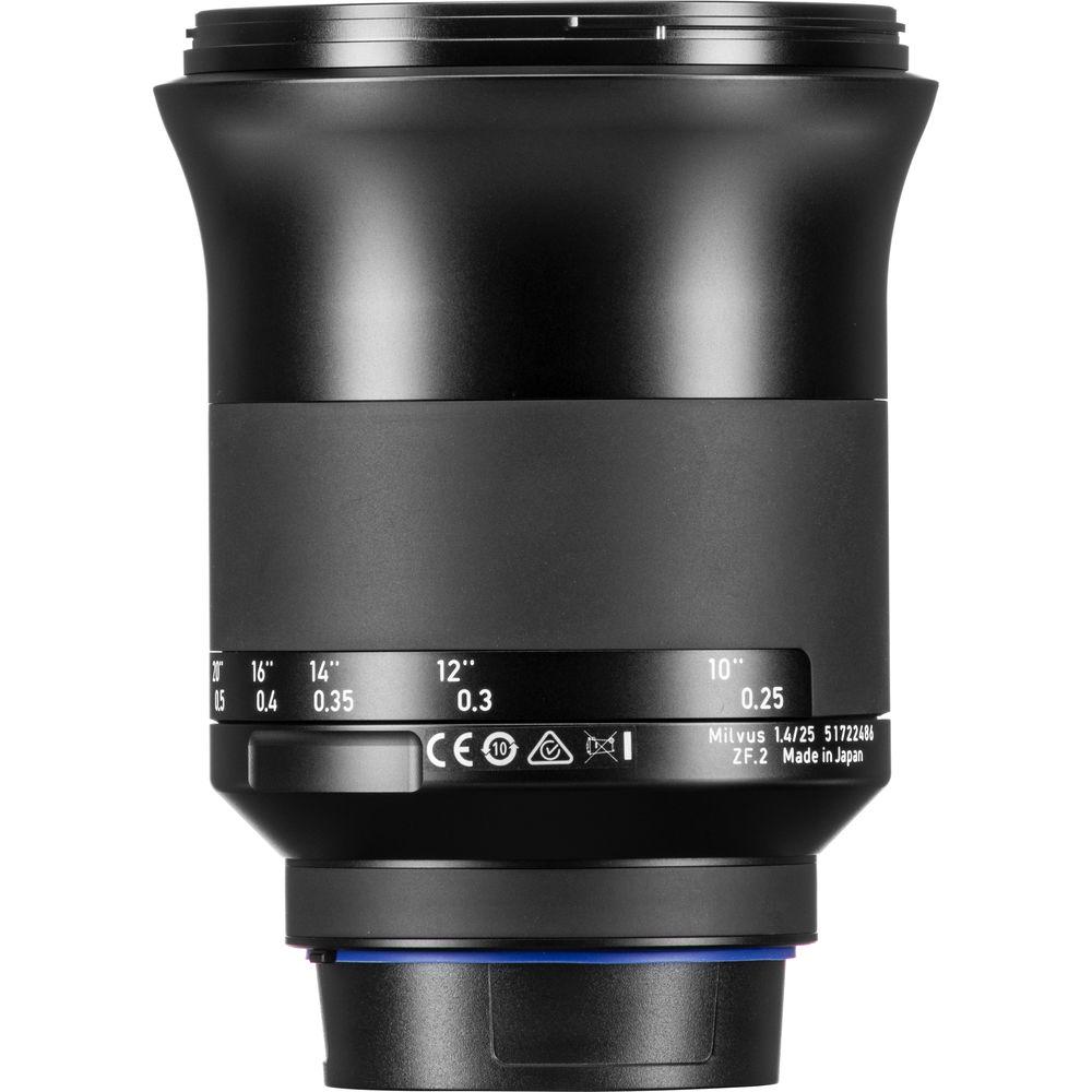 ZEISS Milvus 25mm f 1.4 ZF.2 Lens for Nikon F