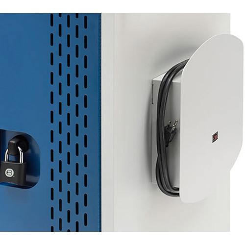 Bretford Core MS Charging Cart AC with Back Panel for Up to 24 Devices