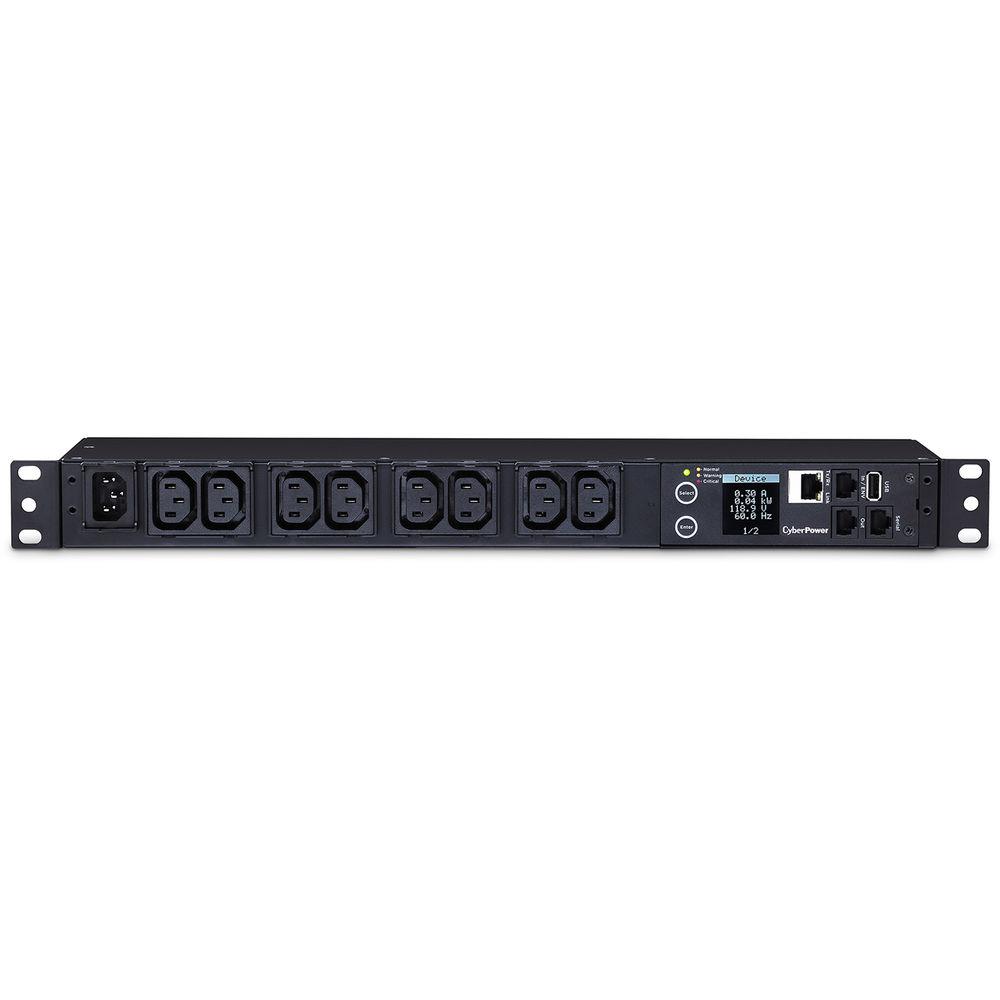 CyberPower Monitored PDU 15A 100-240V IEC-C13 Outlets IEC-C14 10