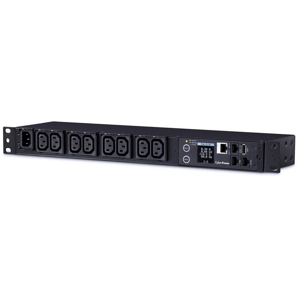 CyberPower Monitored PDU 15A 100-240V IEC-C13 Outlets IEC-C14 10