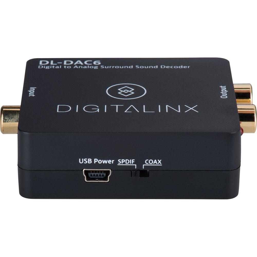 Digitalinx Digital to Analog Surround Sound Decoder, Digitalinx, Digital, to, Analog, Surround, Sound, Decoder