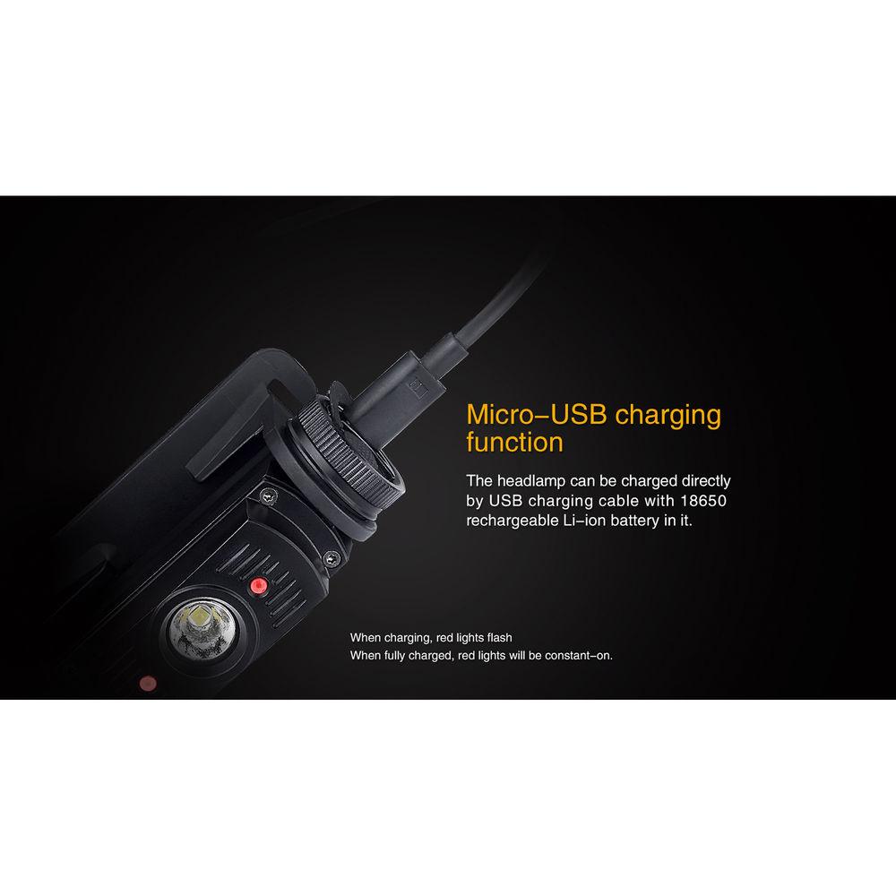 Fenix Flashlight HL60R Rechargeable Headlamp