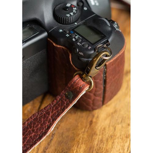 HoldFast Gear 38" Maven Classic American Bison Leather Camera Strap with Universal Clips