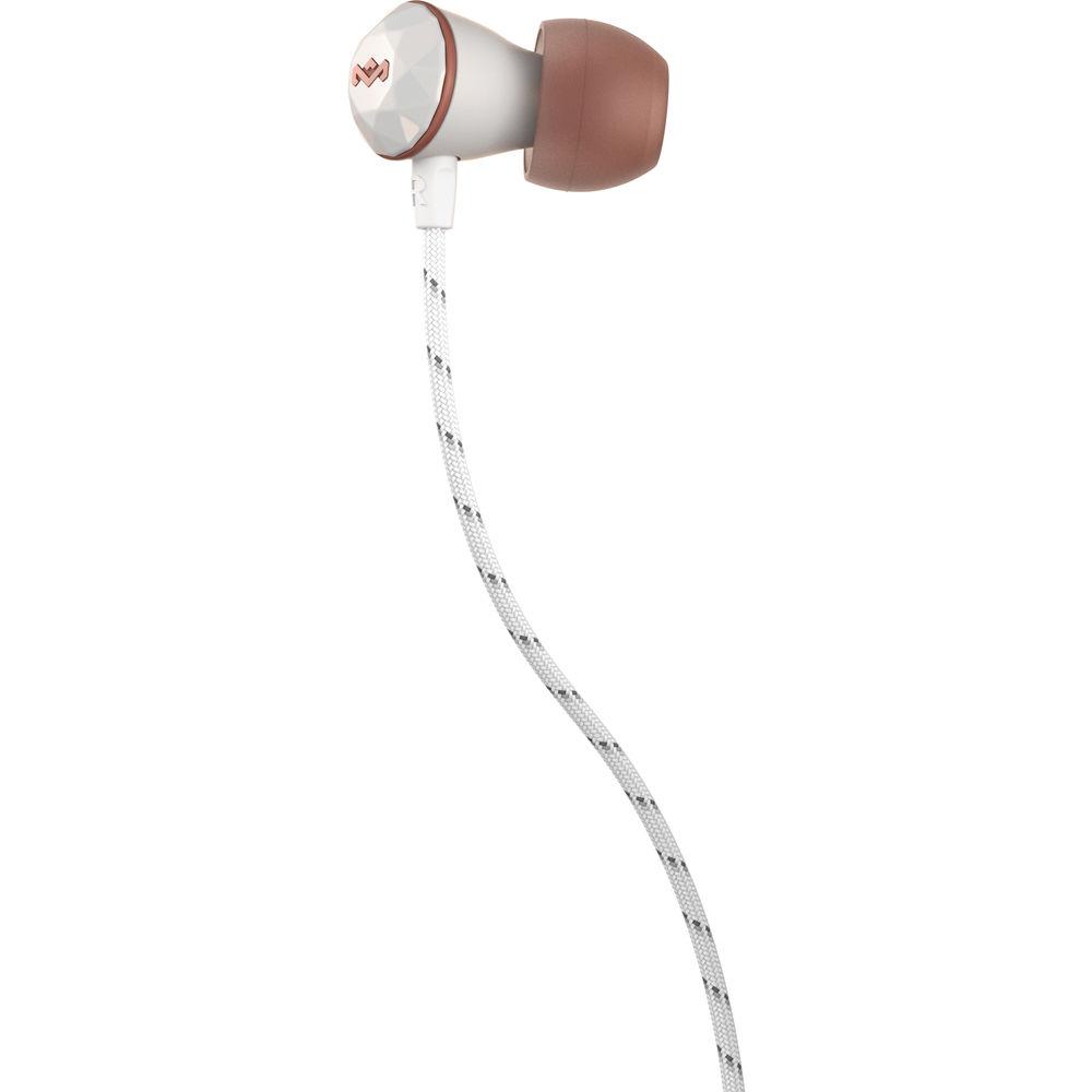 House of Marley Nesta In-Ear Headphones with In-Line Mic and 3-Button Remote