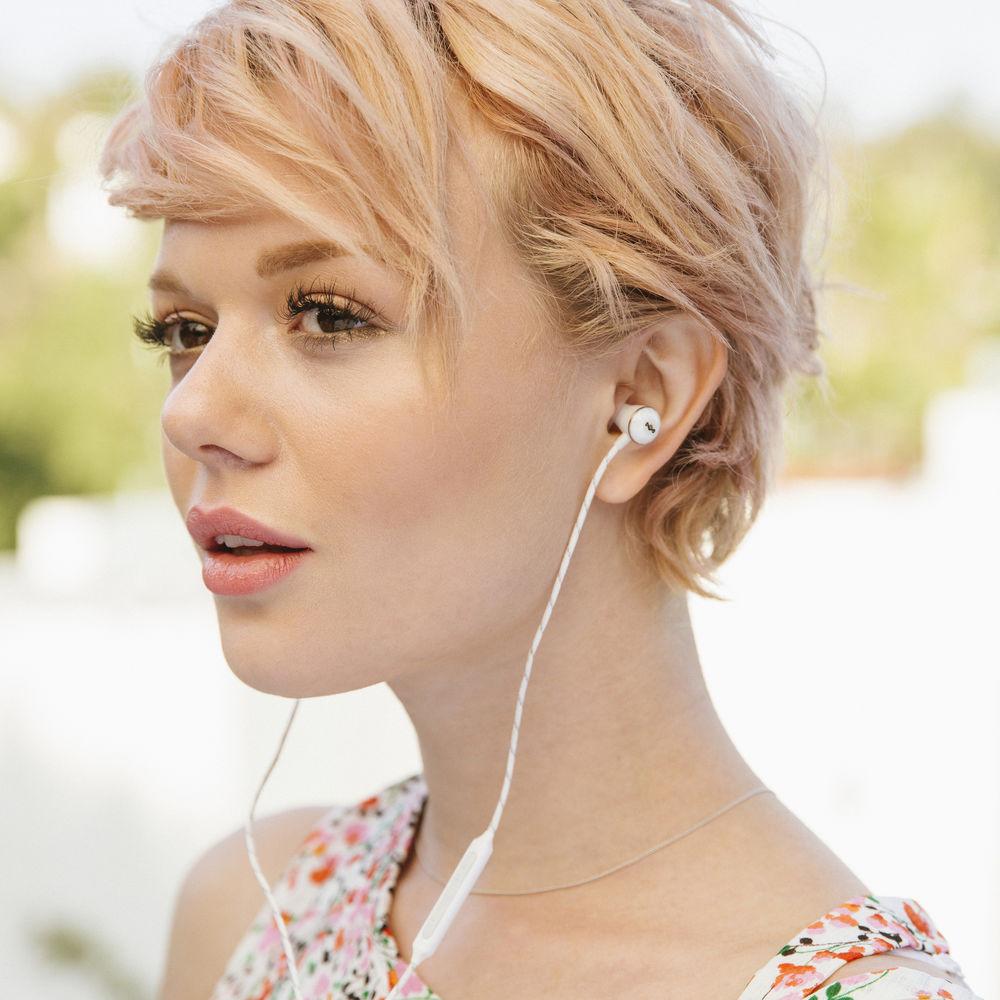 House of Marley Nesta In-Ear Headphones with In-Line Mic and 3-Button Remote