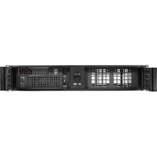iStarUSA D-213ASE-MATX 2 RU Compact Aluminum microATX Rackmount Chassis with 700W Power Supply