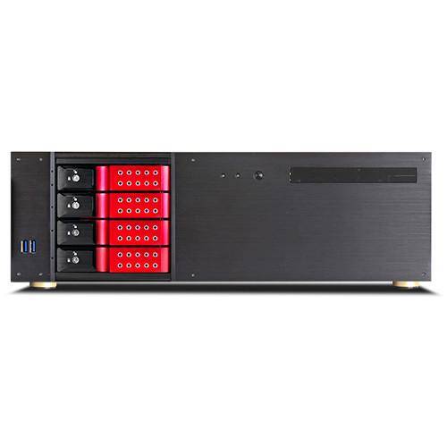 iStarUSA D-340HN-DT 3 RU Compact 4 x 3.5" Bay Trayless Hotswap microATX Desktop Chassis