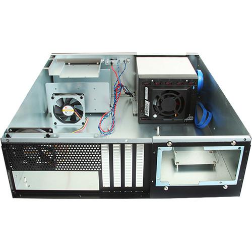 iStarUSA D-340HN-DT 3 RU Compact 4 x 3.5" Bay Trayless Hotswap microATX Desktop Chassis
