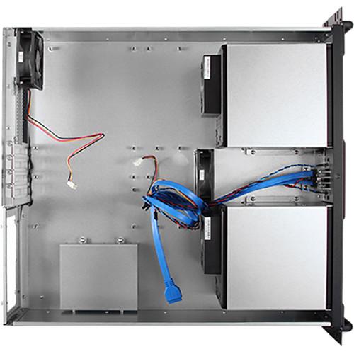 iStarUSA D-380HN 3U Compact 8 x 3.5" HDD Bay Trayless Hotswap microATX Chassis