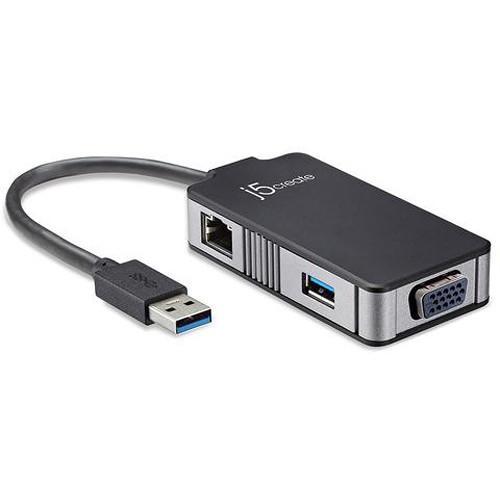 j5create USB 3.0 Multi-Adapter with VGA & Gigabit Ethernet