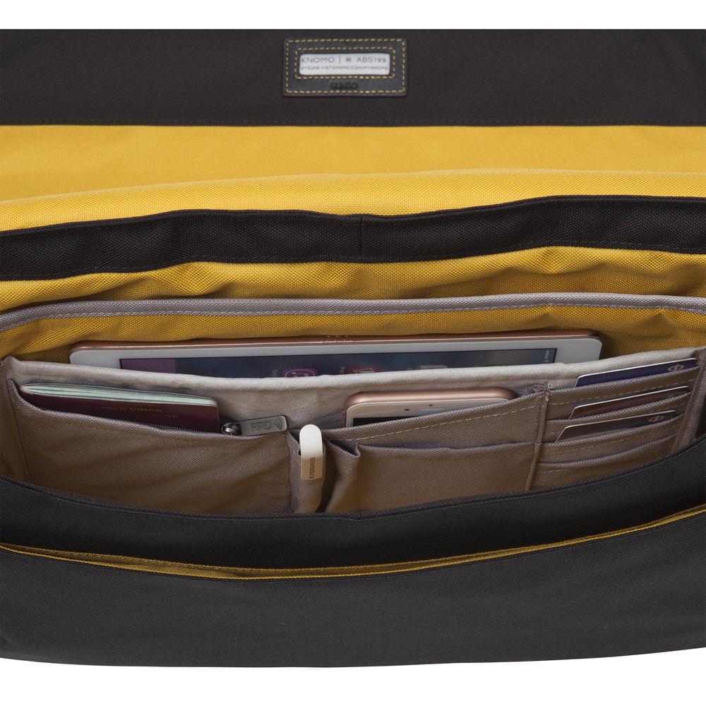 KNOMO USA Bungo Expandable Messenger Bag for 15.6" Laptop