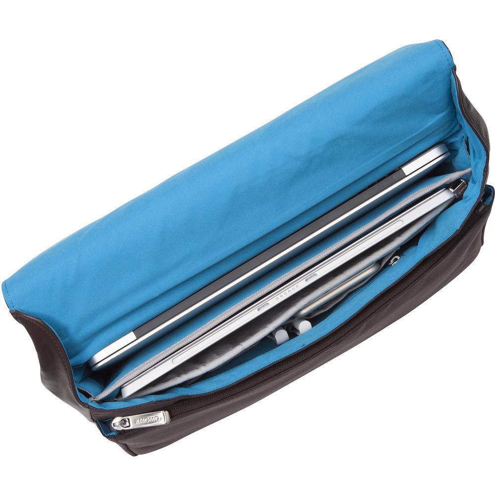 KNOMO USA Kinsale Slim Cross-Body Messenger Bag for 13" Laptop