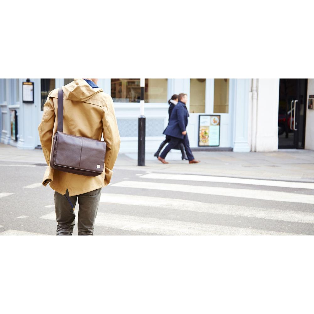 KNOMO USA Kinsale Slim Cross-Body Messenger Bag for 13" Laptop