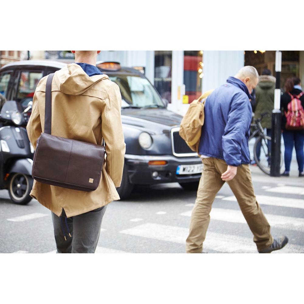 KNOMO USA Kinsale Slim Cross-Body Messenger Bag for 13" Laptop