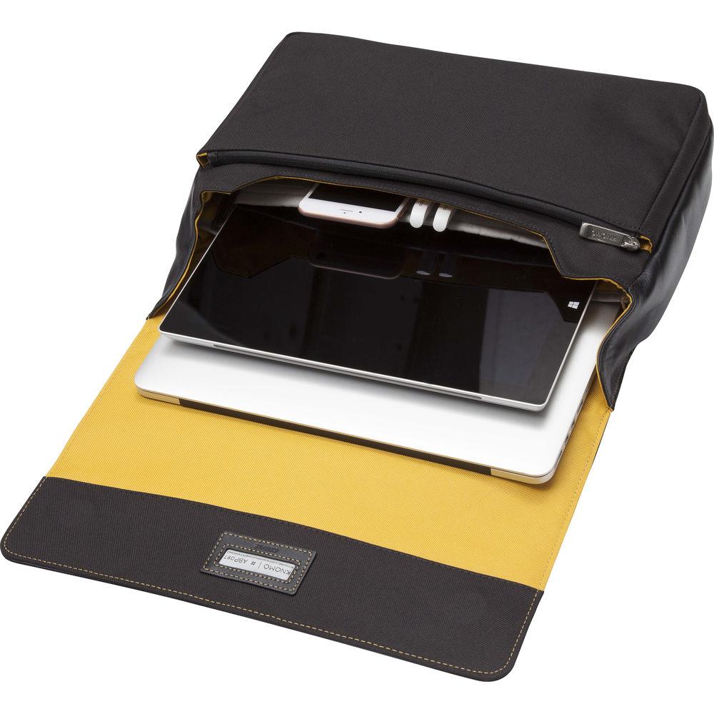 KNOMO USA Kinsale Slim Cross-Body Messenger Bag for 13" Laptop