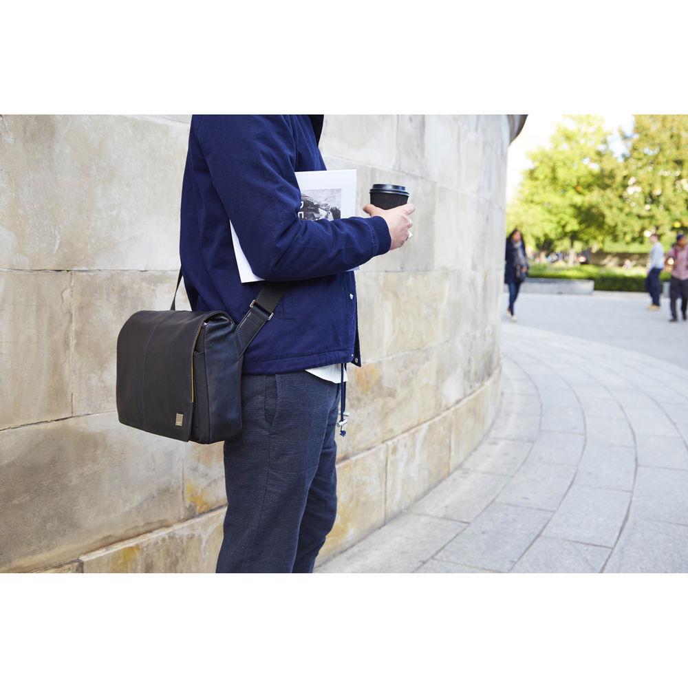 KNOMO USA Kinsale Slim Cross-Body Messenger Bag for 13" Laptop