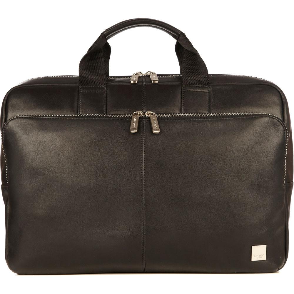 KNOMO USA Newbury Leather Briefcase for 15" Laptop