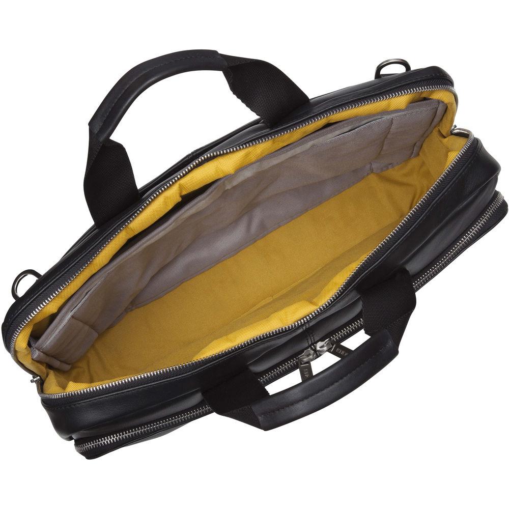 KNOMO USA Newbury Leather Briefcase for 15" Laptop