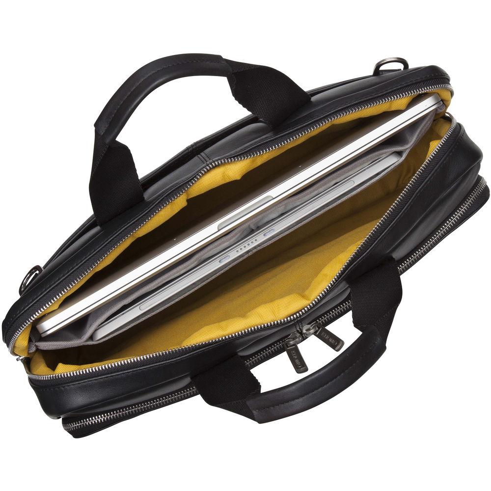 KNOMO USA Newbury Leather Briefcase for 15" Laptop