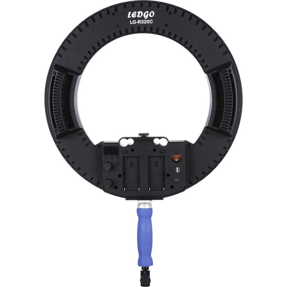 Ledgo Bi-Color Flood Shoot-Through LED Ring Light