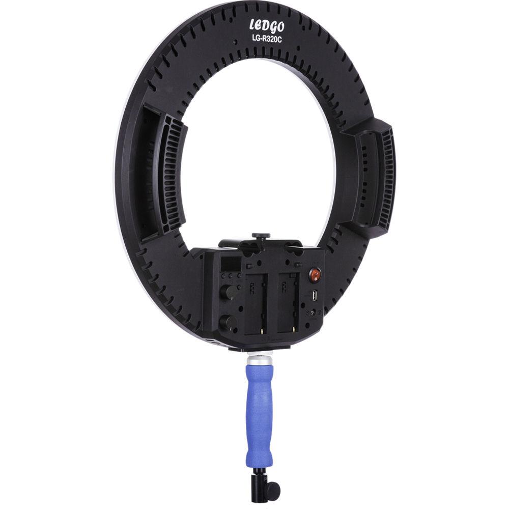 Ledgo Bi-Color Flood Shoot-Through LED Ring Light