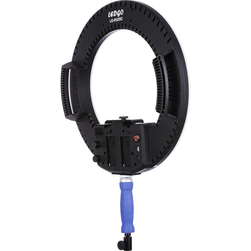 Ledgo Bi-Color Flood Shoot-Through LED Ring Light