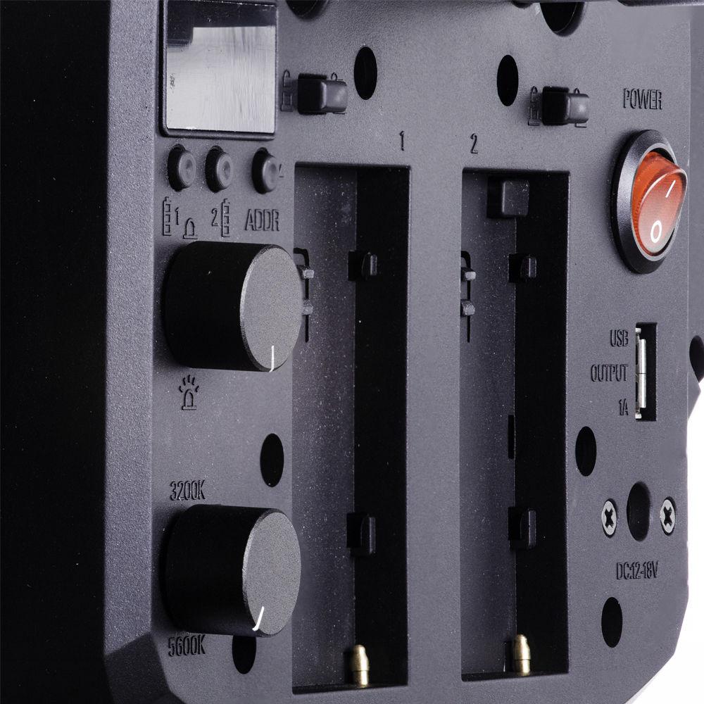 Ledgo Bi-Color Flood Shoot-Through LED Ring Light