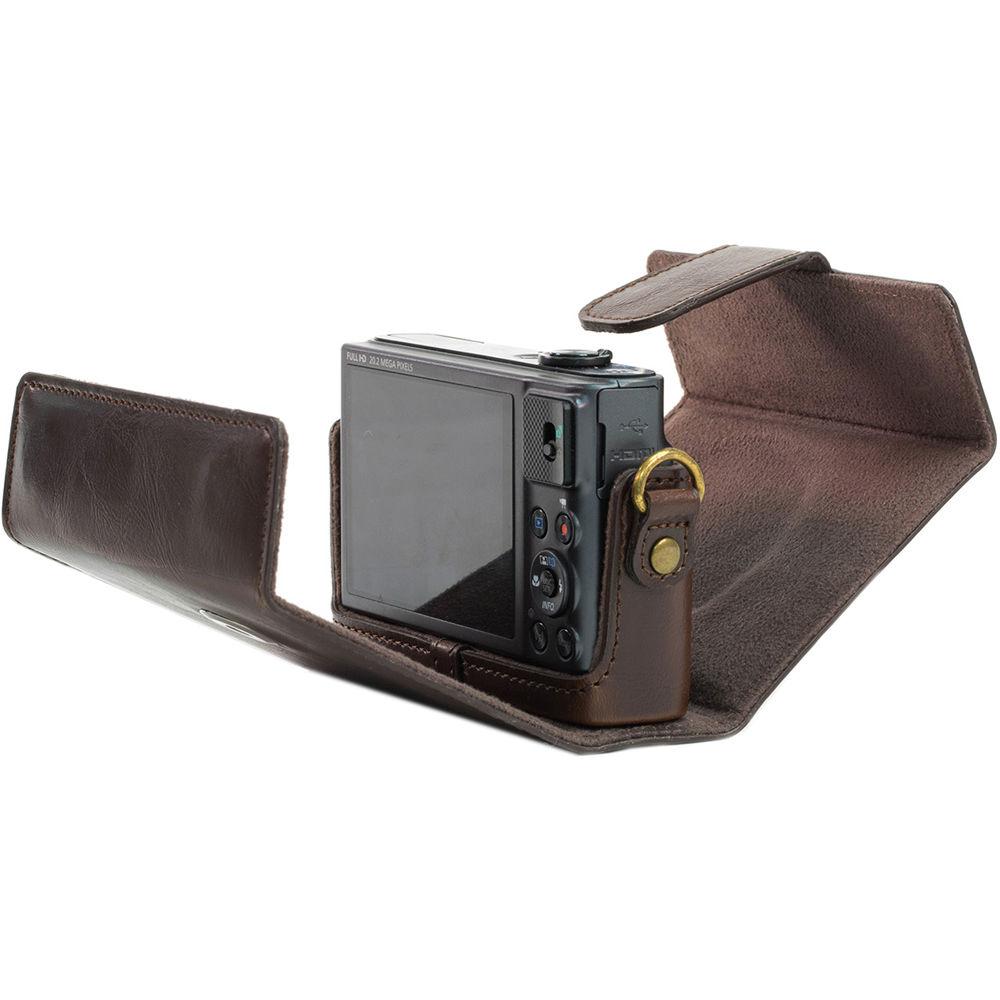 MegaGear Ever Ready Leather Camera Case for Canon PowerShot G9 X
