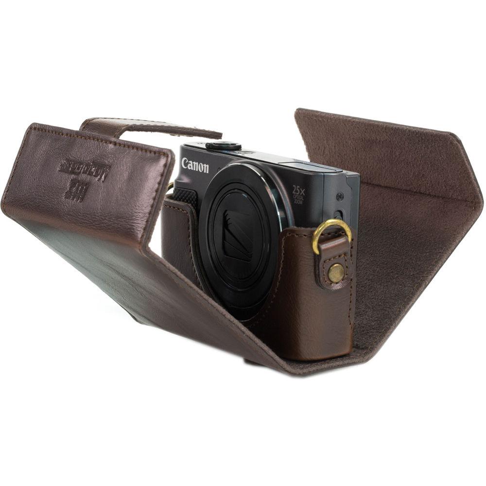 MegaGear Ever Ready Leather Camera Case for Canon PowerShot G9 X