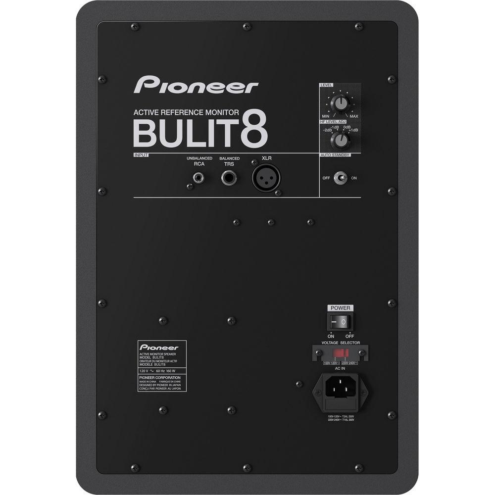 Pioneer DJ Bulit8 - 8" 2-Way 160W Active Reference Monitor