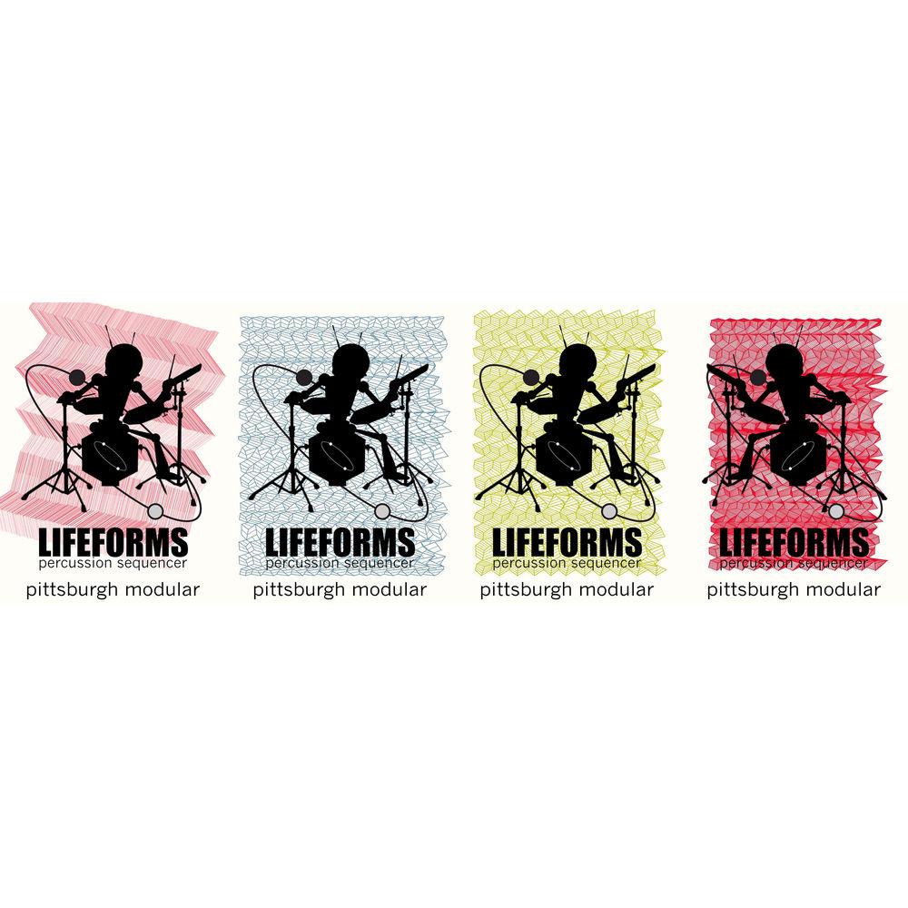 Pittsburgh Modular Lifeforms Percussion Sequencer - Four-Channel Programmable Drum Controller - Eurorack Module