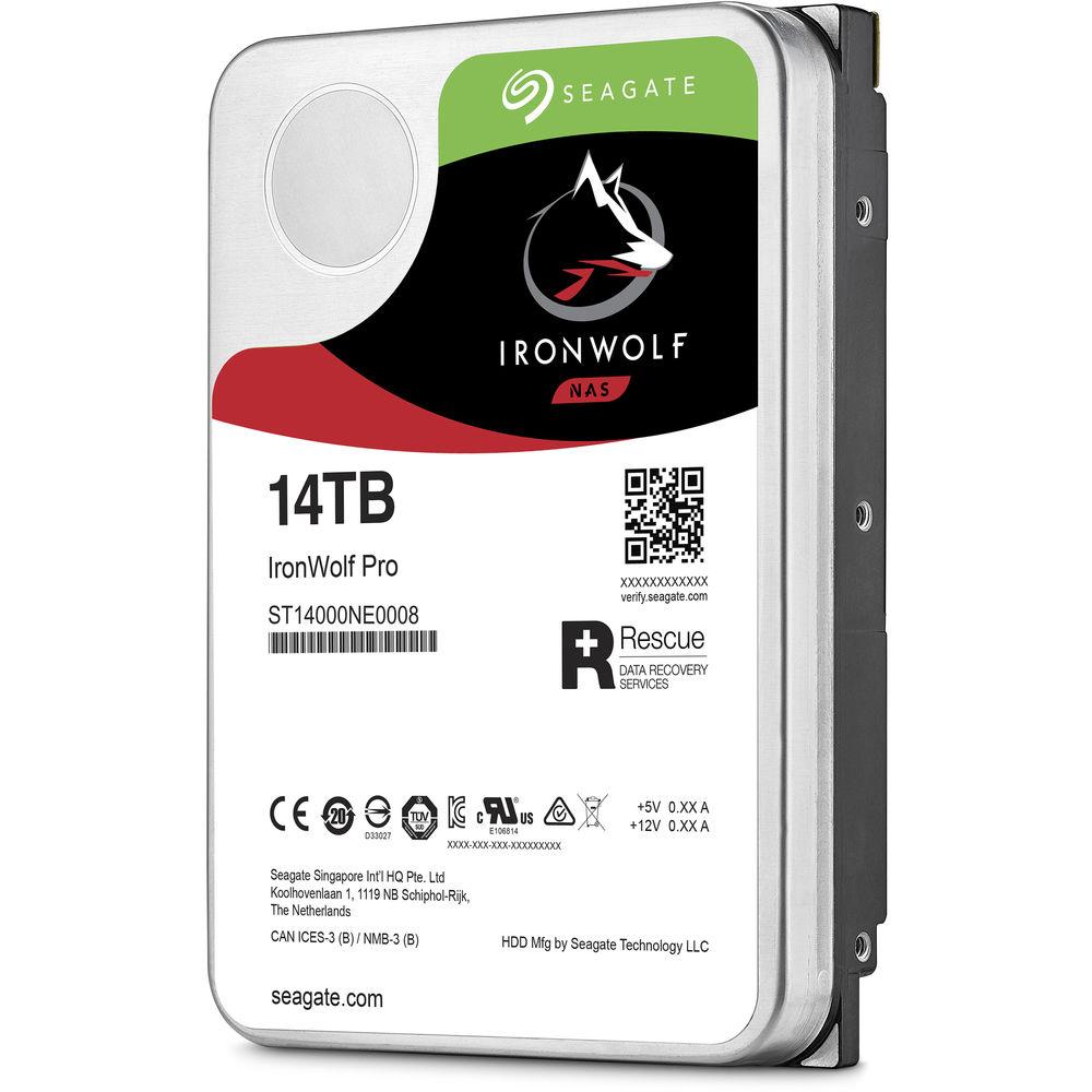 Seagate 14TB IronWolf Pro 7200 rpm SATA III 3.5" Internal NAS HDD