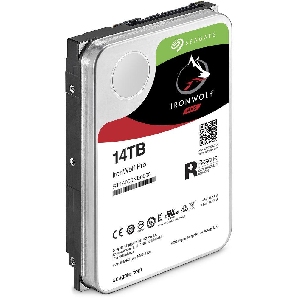 Seagate 14TB IronWolf Pro 7200 rpm SATA III 3.5" Internal NAS HDD