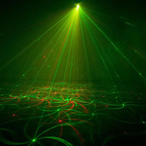 American DJ StarTec Series Mini Dekker LZR - 2-FX-In-1 RGBW LED and Laser Party Light