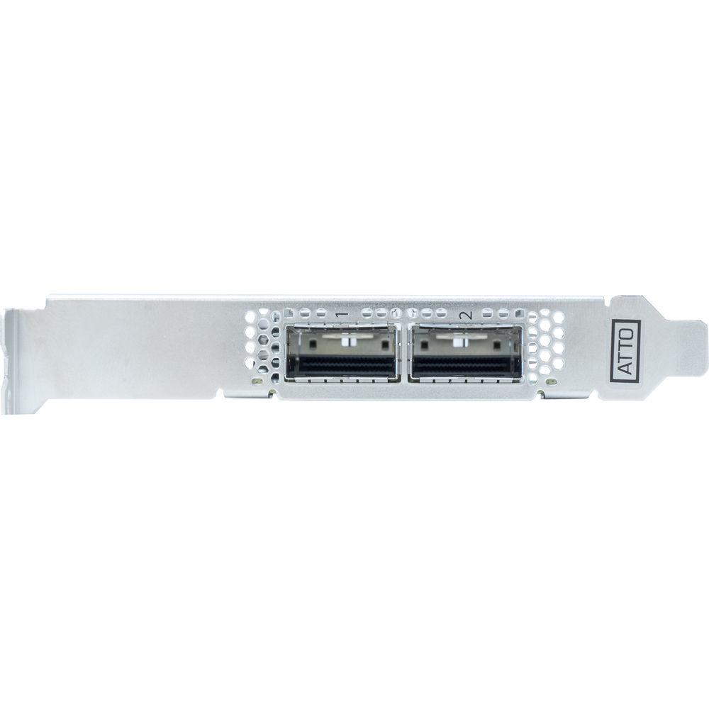ATTO Technology FastFrame N311 QSFP28 Single-Port 100GbE PCIe 3.0 Optical Interface