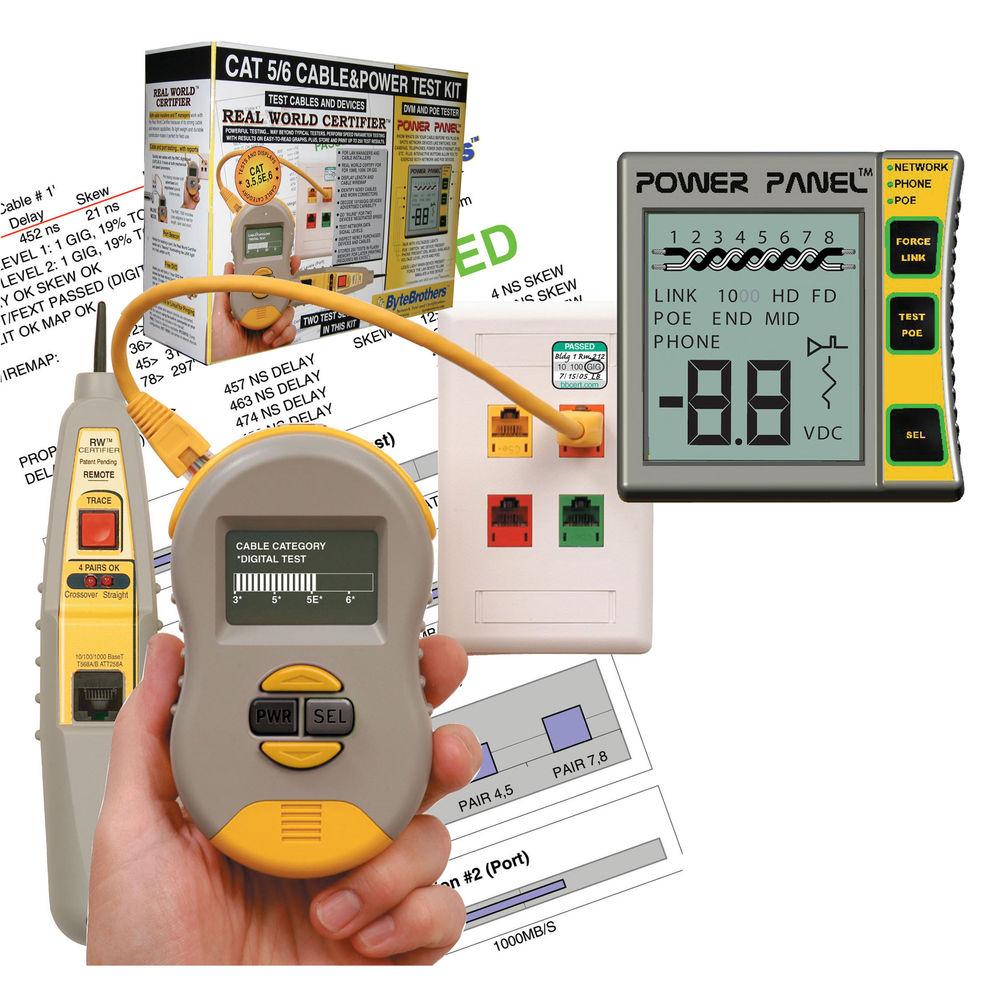 Byte Brothers Cable and Power Tester Kit, Byte, Brothers, Cable, Power, Tester, Kit